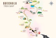 Goechala Trek Map