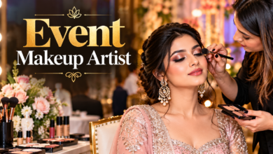 Event makeup artist