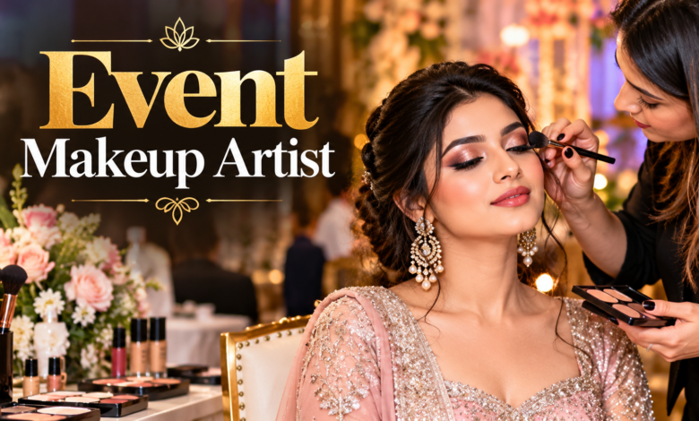 Event makeup artist