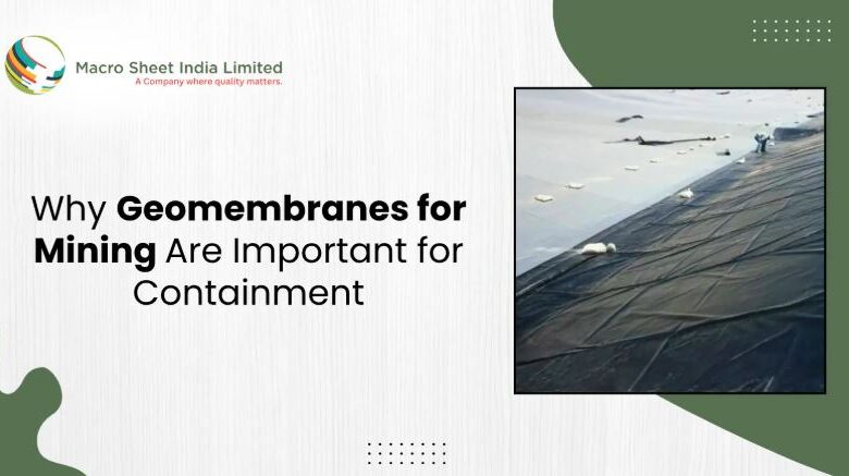 Geomembrane Liners for Mining