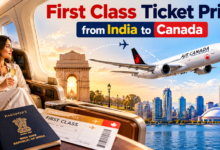 First Class Ticket Price from India to Canada