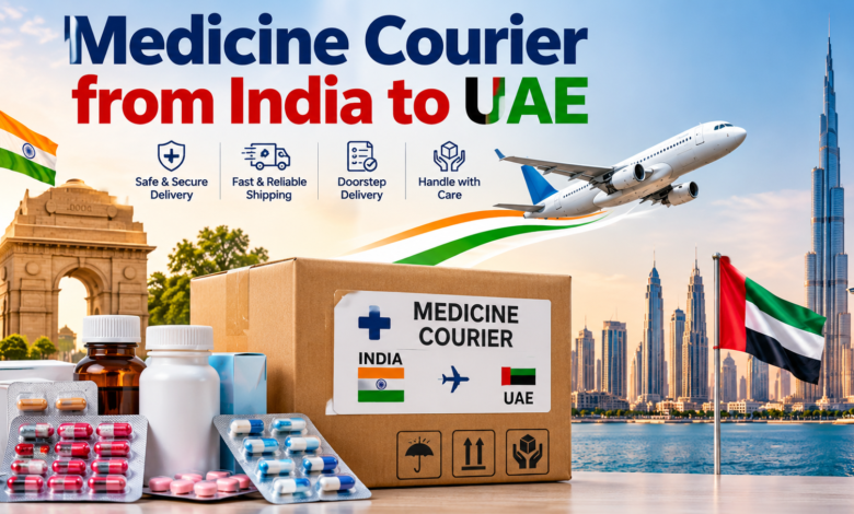 Medicine Courier from India to Uae​