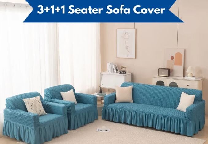 stretchable sofa cover 3 seater​